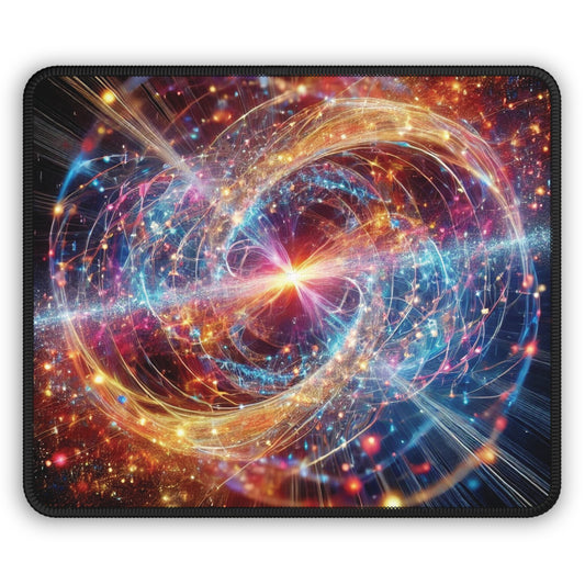 Gaming Mouse Pad - Particles Colliding